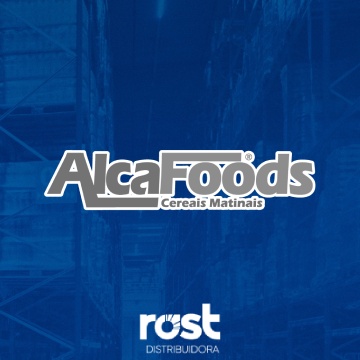 Logo da marca Alcafoods - parceira da Rost Distribuidora de alimentos