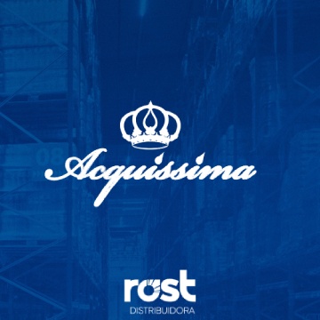Logo da marca Acquissima - parceira da Rost Distribuidora de alimentos