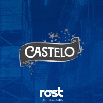 Logo da marca CASTELO - parceira da Rost Distribuidora de alimentos