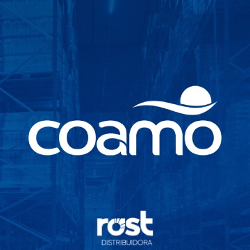 Logo da marca COAMO - parceira da Rost Distribuidora de alimentos